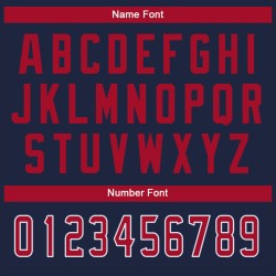 Custom Navy Red-White Mesh Split Fashion Football Jersey Custom Navy Red-White Mesh Split Fashion Football Jersey